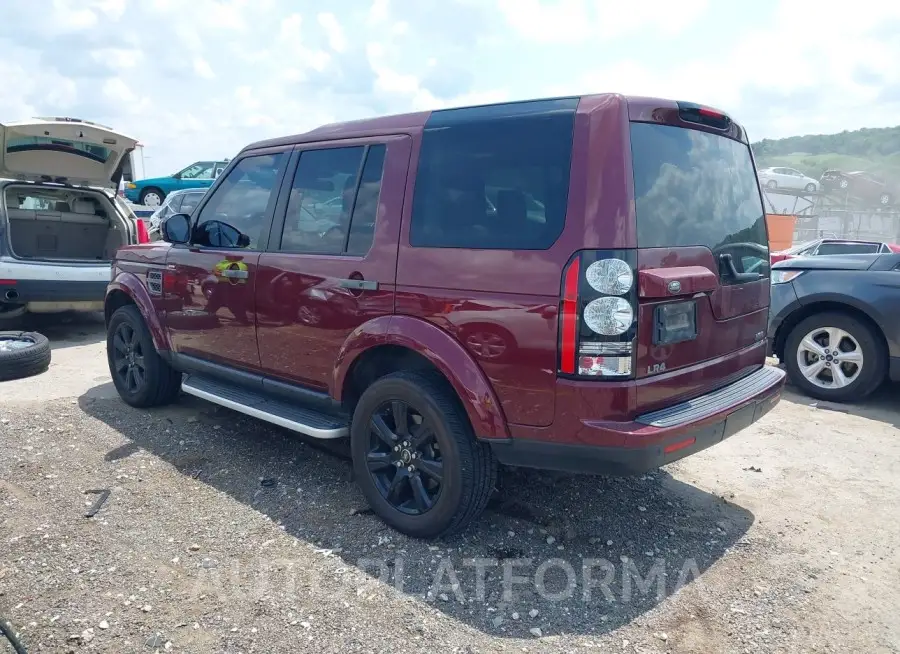 LAND ROVER LR4 2016 vin SALAG2V65GA792958 from auto auction Iaai