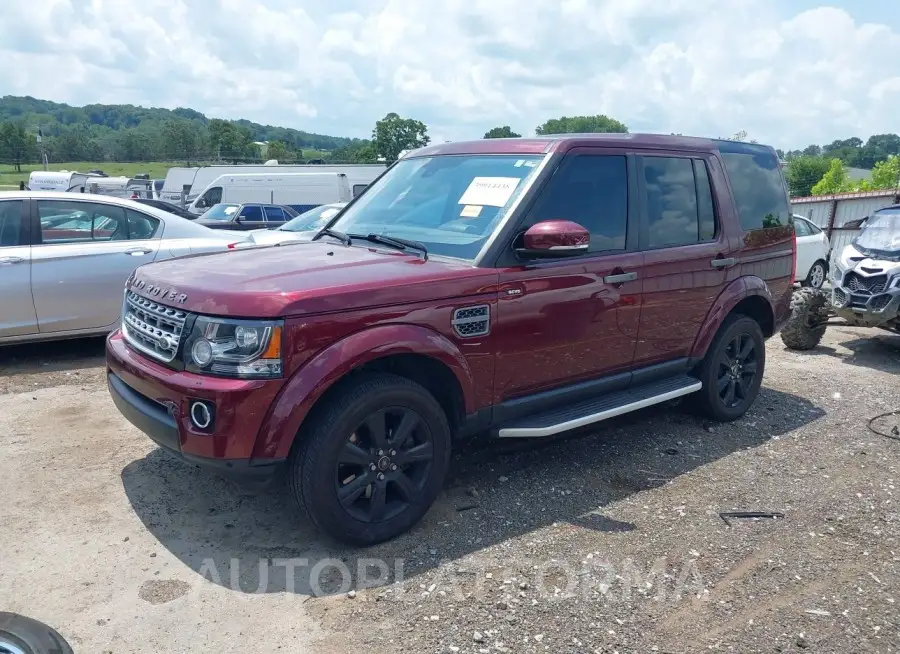 LAND ROVER LR4 2016 vin SALAG2V65GA792958 from auto auction Iaai