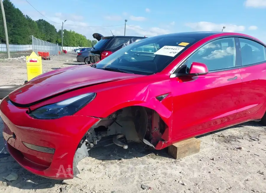 TESLA MODEL 3 2022 vin 5YJ3E1EA1NF286990 from auto auction Iaai