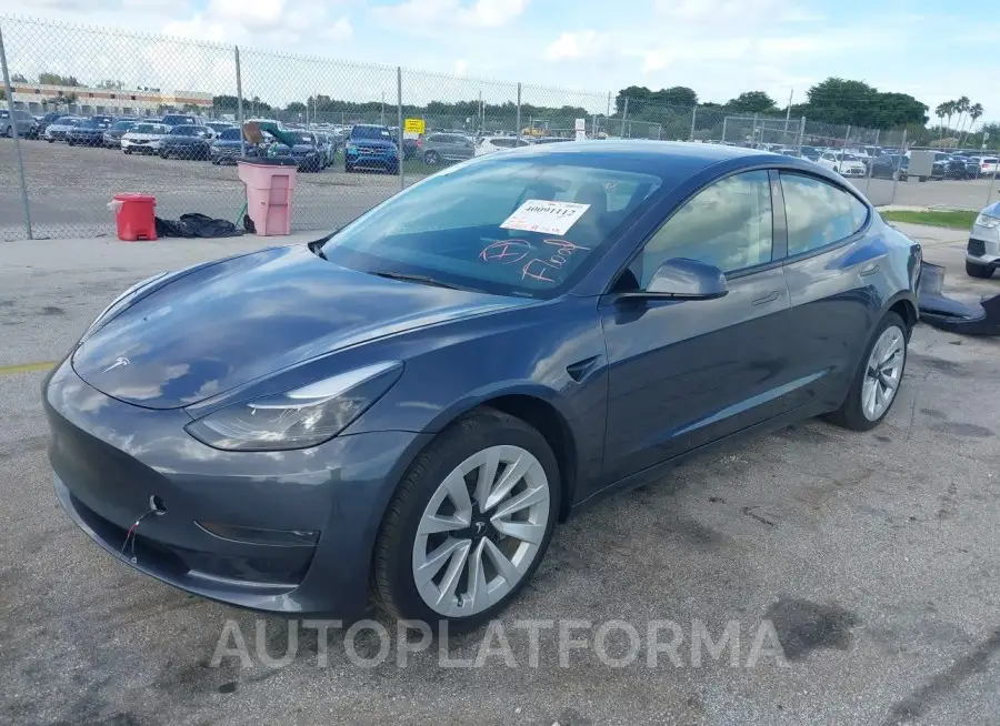 TESLA MODEL 3 2023 vin 5YJ3E1EA4PF435847 from auto auction Iaai