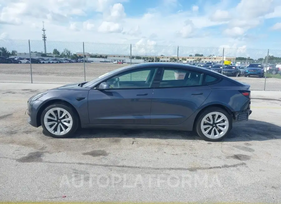 TESLA MODEL 3 2023 vin 5YJ3E1EA4PF435847 from auto auction Iaai