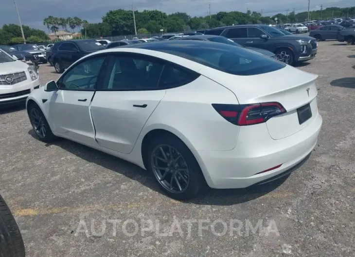 TESLA MODEL 3 2023 vin 5YJ3E1EA5PF570612 from auto auction Iaai