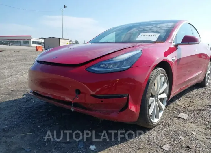 TESLA MODEL 3 2018 vin 5YJ3E1EA8JF003592 from auto auction Iaai