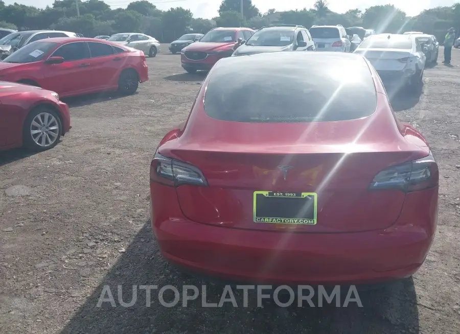 TESLA MODEL 3 2022 vin 5YJ3E1EA9NF185387 from auto auction Iaai