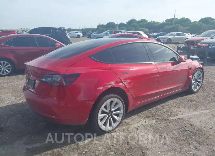 TESLA MODEL 3 2022 vin 5YJ3E1EA9NF185387 from auto auction Iaai