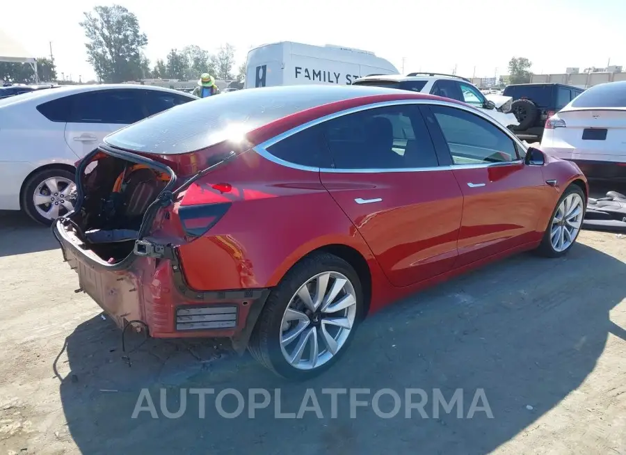 TESLA MODEL 3 2019 vin 5YJ3E1EB8KF406594 from auto auction Iaai