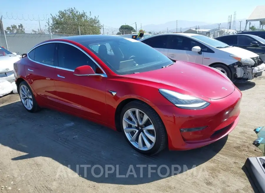 TESLA MODEL 3 2019 vin 5YJ3E1EB8KF406594 from auto auction Iaai