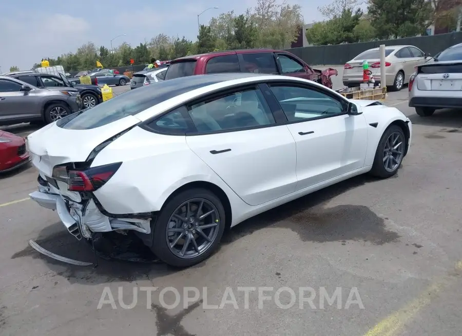 TESLA MODEL 3 2022 vin 5YJ3E1EB8NF262808 from auto auction Iaai