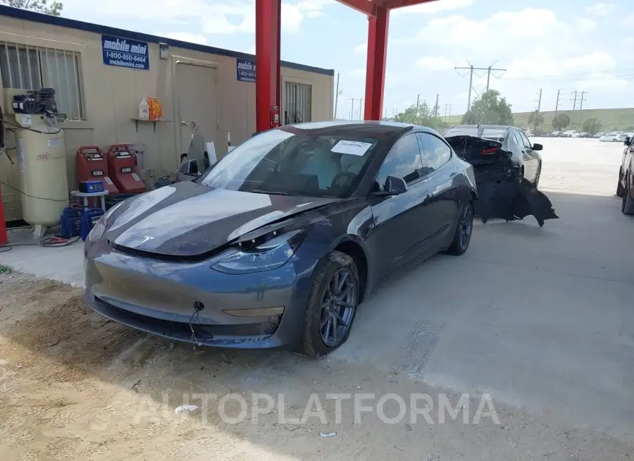 TESLA MODEL 3 2022 vin 5YJ3E1EB8NF342948 from auto auction Iaai