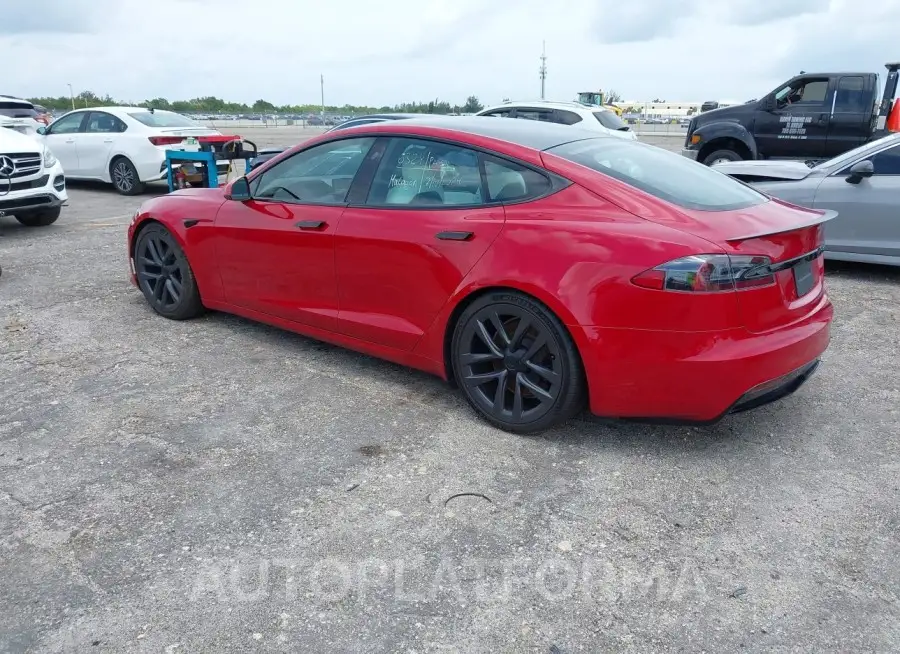 TESLA MODEL S 2021 vin 5YJSA1E68MF452682 from auto auction Iaai