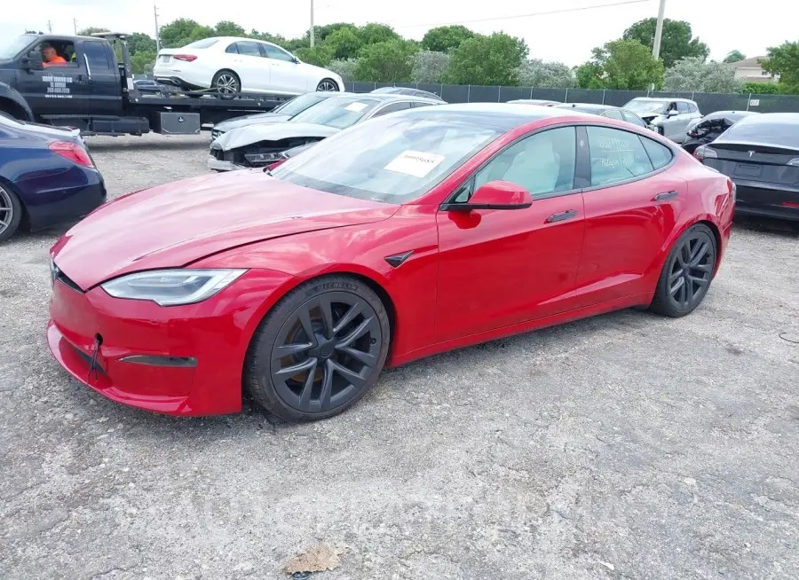 TESLA MODEL S 2021 vin 5YJSA1E68MF452682 from auto auction Iaai