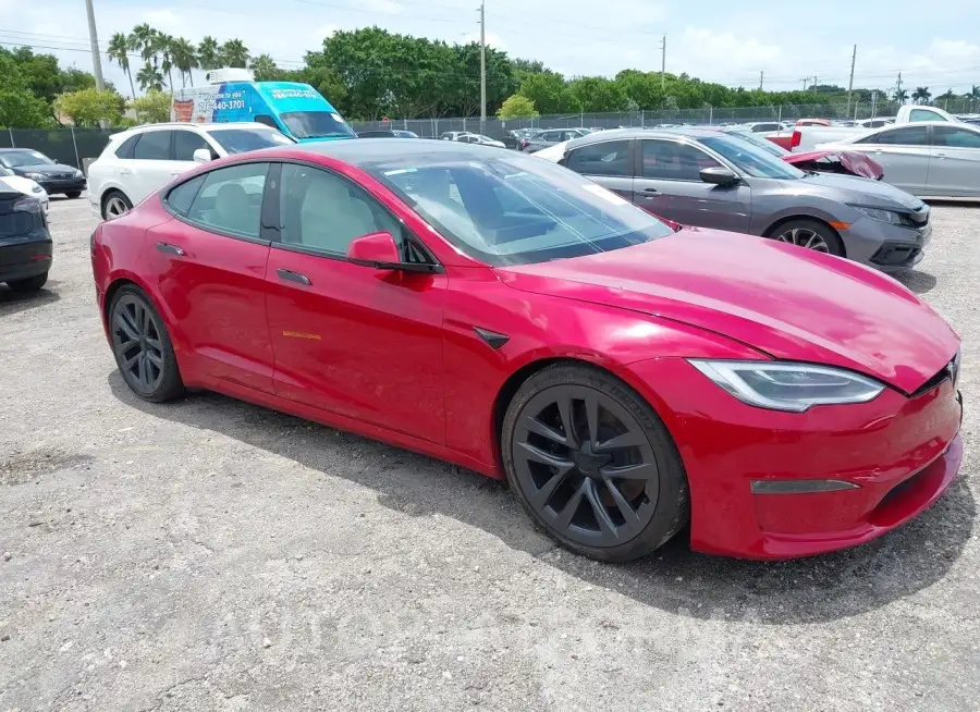 TESLA MODEL S 2021 vin 5YJSA1E68MF452682 from auto auction Iaai