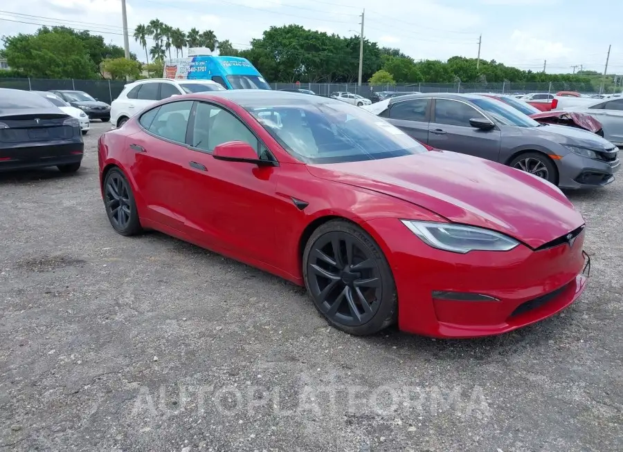 TESLA MODEL S 2021 vin 5YJSA1E68MF452682 from auto auction Iaai