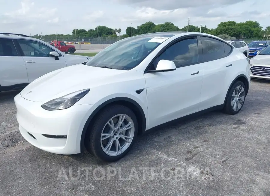 TESLA MODEL Y 2023 vin 7SAYGDEE9PF761733 from auto auction Iaai