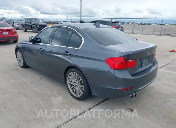 BMW 328I  2015 vin WBA3A5C5XFF609923 from auto auction Iaai