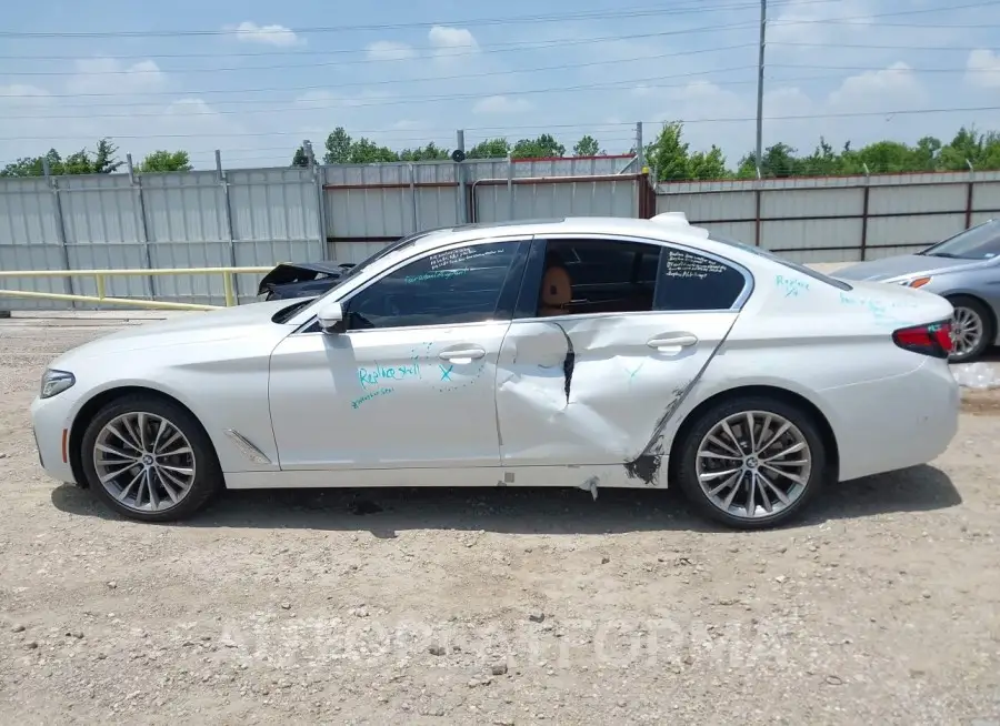 BMW 540I 2021 vin WBA73BJ05MCG02025 from auto auction Iaai