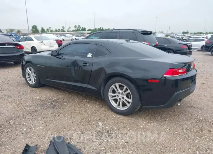 CHEVROLET CAMARO 2015 vin 2G1FB1E3XF9218872 from auto auction Iaai