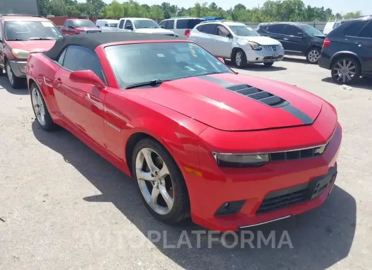 CHEVROLET CAMARO 2015 vin 2G1FK3DJ1F9224099 from auto auction Iaai