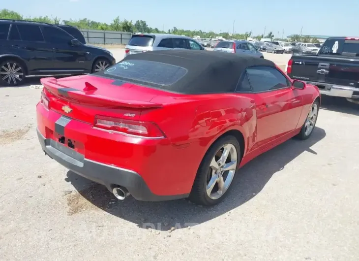 CHEVROLET CAMARO 2015 vin 2G1FK3DJ1F9224099 from auto auction Iaai