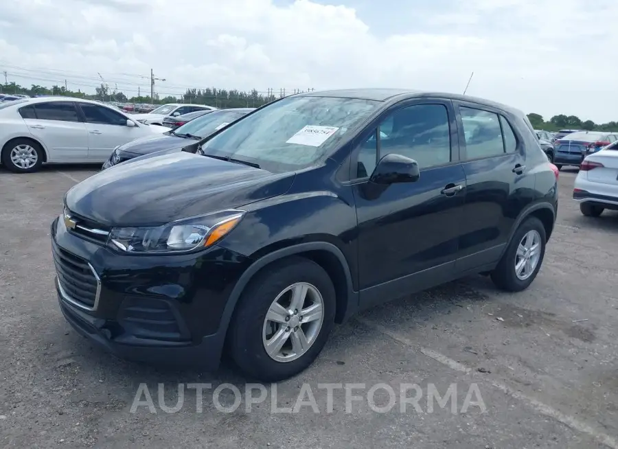 CHEVROLET TRAX 2019 vin 3GNCJKSB6KL386554 from auto auction Iaai