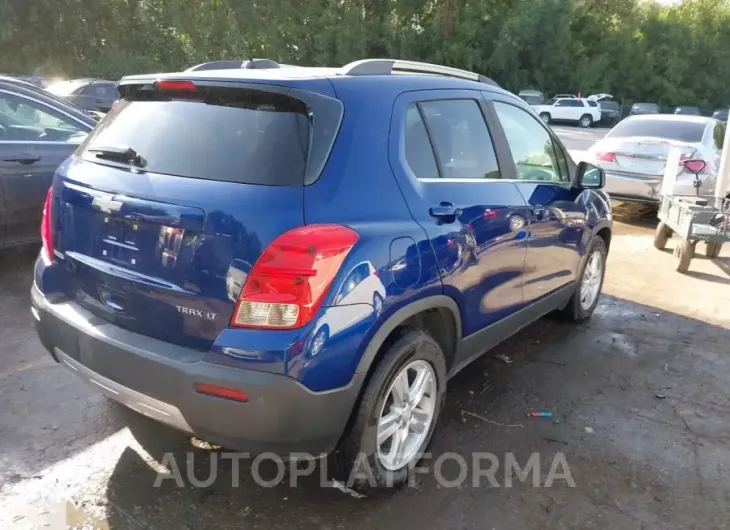 CHEVROLET TRAX 2015 vin 3GNCJLSB0FL199287 from auto auction Iaai