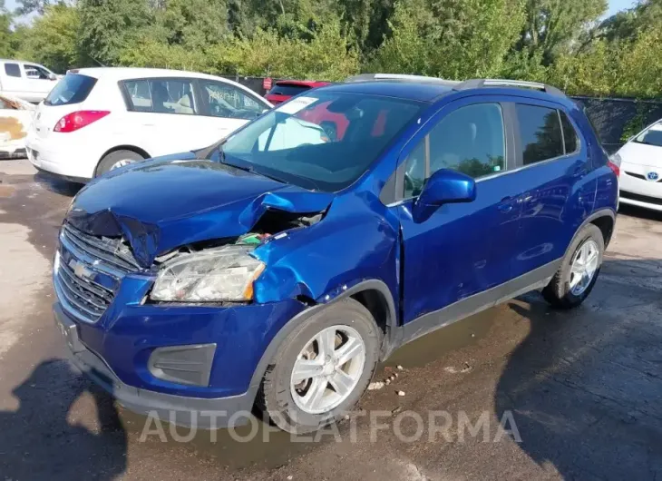 CHEVROLET TRAX 2015 vin 3GNCJLSB0FL199287 from auto auction Iaai