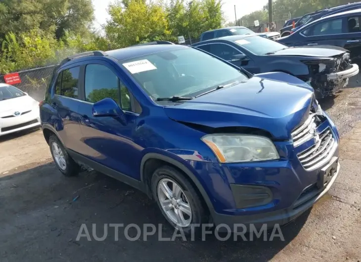 CHEVROLET TRAX 2015 vin 3GNCJLSB0FL199287 from auto auction Iaai