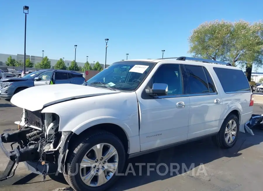 FORD EXPEDITION EL 2015 vin 1FMJK1LT2FEF13106 from auto auction Iaai