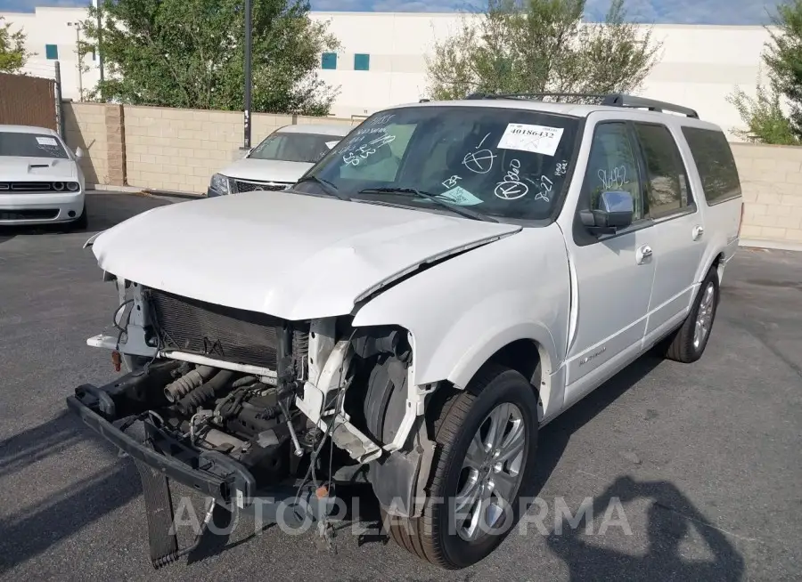 FORD EXPEDITION EL 2015 vin 1FMJK1LT2FEF13106 from auto auction Iaai