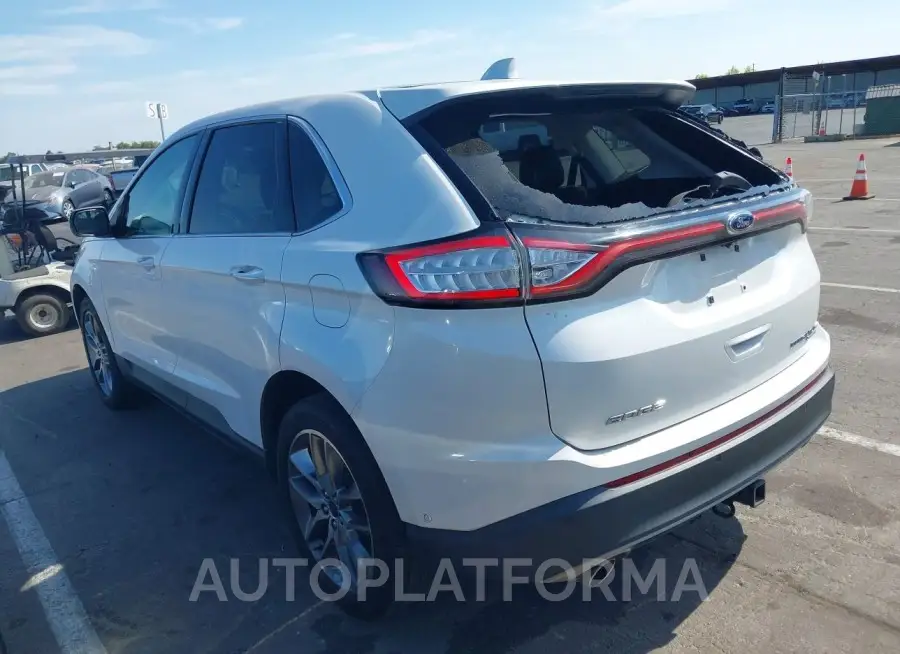 FORD EDGE 2015 vin 2FMPK3K92FBB60843 from auto auction Iaai