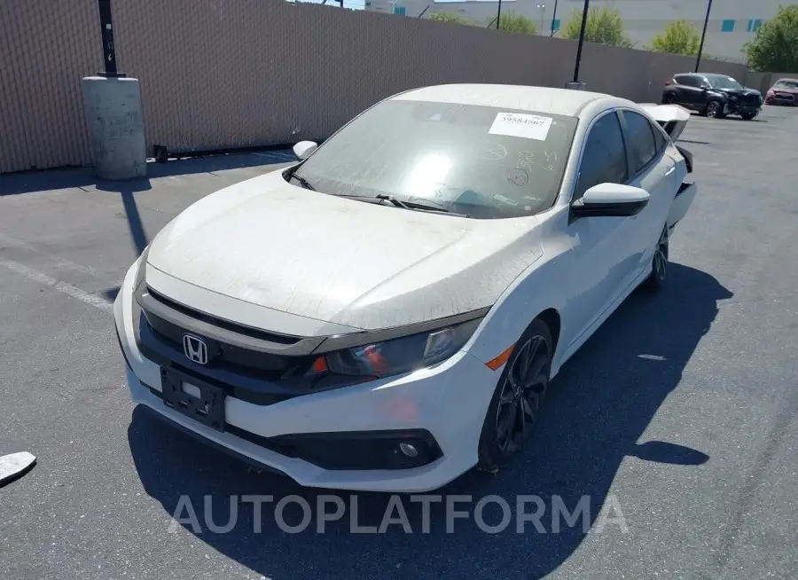 HONDA CIVIC 2019 vin 2HGFC2F88KH575148 from auto auction Iaai