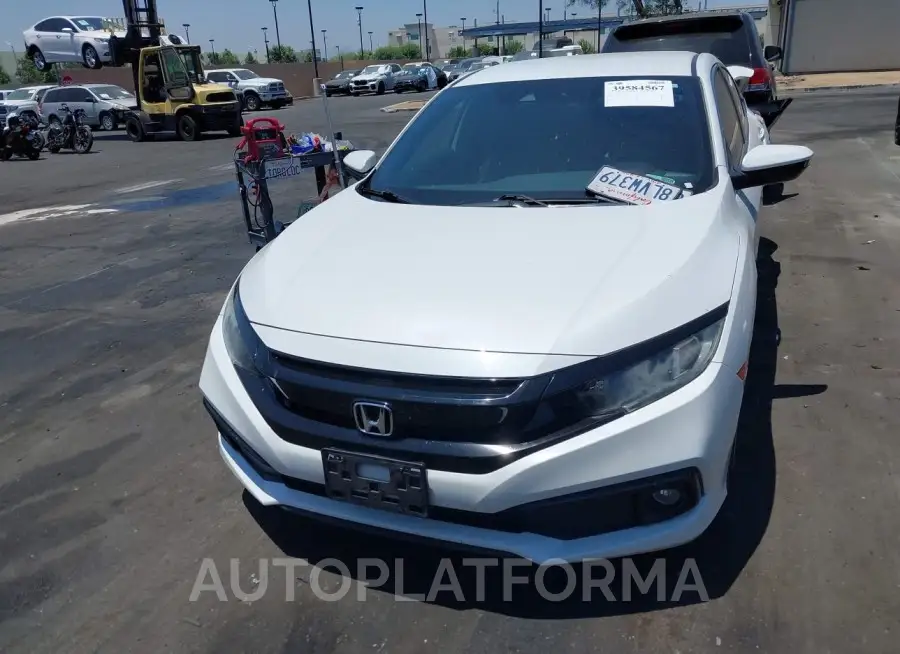 HONDA CIVIC 2019 vin 2HGFC2F88KH575148 from auto auction Iaai