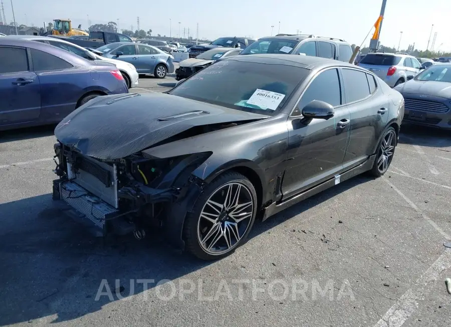 KIA STINGER 2022 vin KNAE55LC6N6100003 from auto auction Iaai