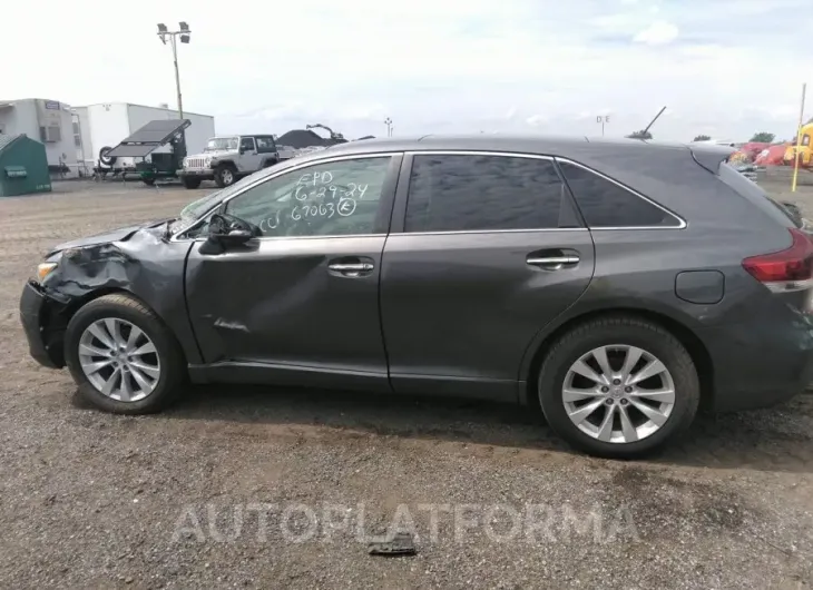 TOYOTA VENZA 2015 vin 4T3BA3BB2FU067063 from auto auction Iaai