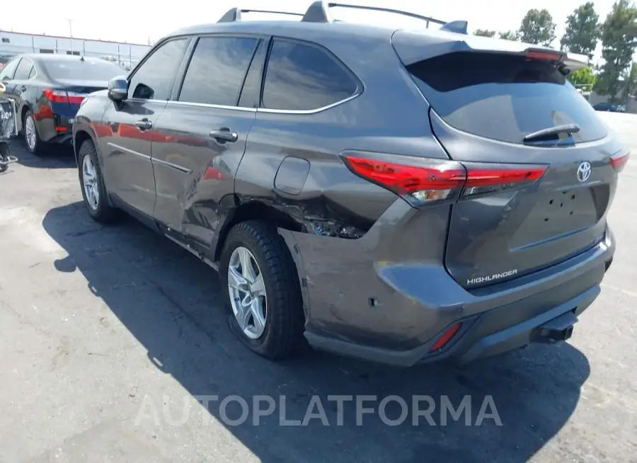 TOYOTA HIGHLANDER 2021 vin 5TDBZRBH5MS096488 from auto auction Iaai