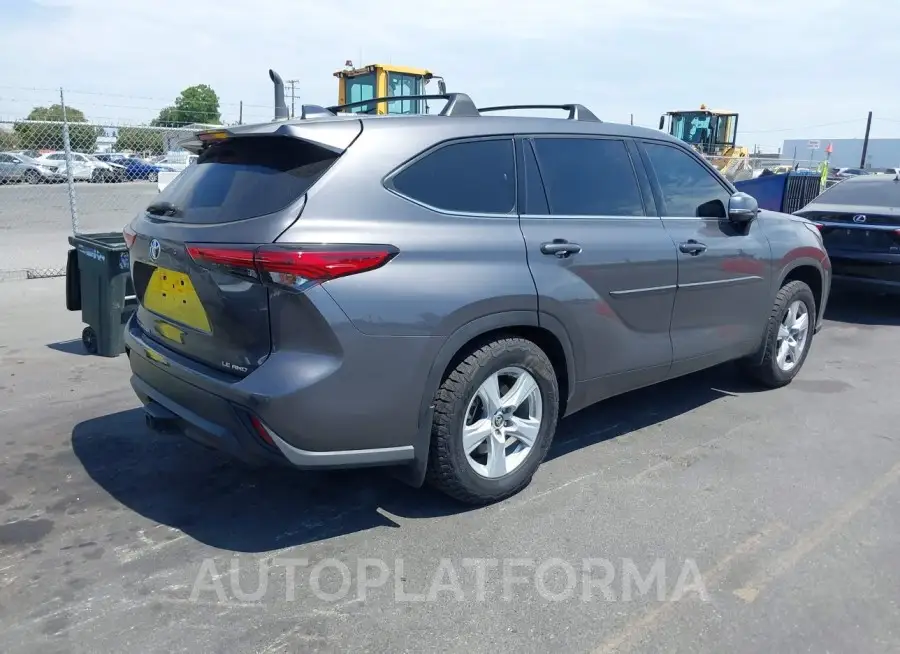 TOYOTA HIGHLANDER 2021 vin 5TDBZRBH5MS096488 from auto auction Iaai