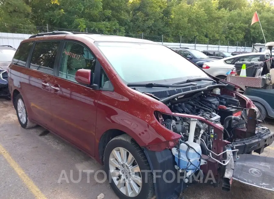 TOYOTA SIENNA 2015 vin 5TDDK3DC5FS123932 from auto auction Iaai