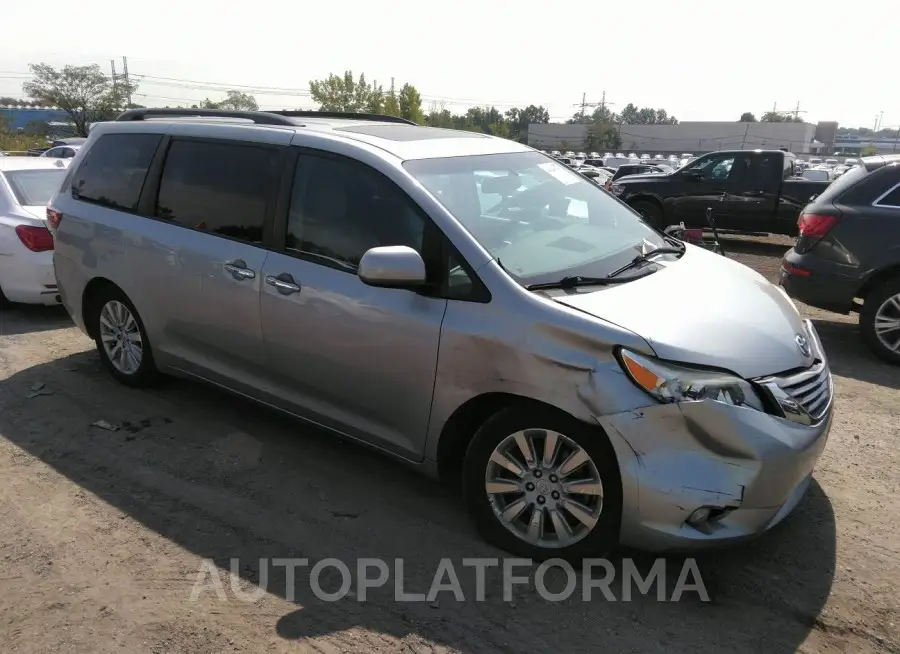 TOYOTA SIENNA 2015 vin 5TDDK3DC6FS128315 from auto auction Iaai