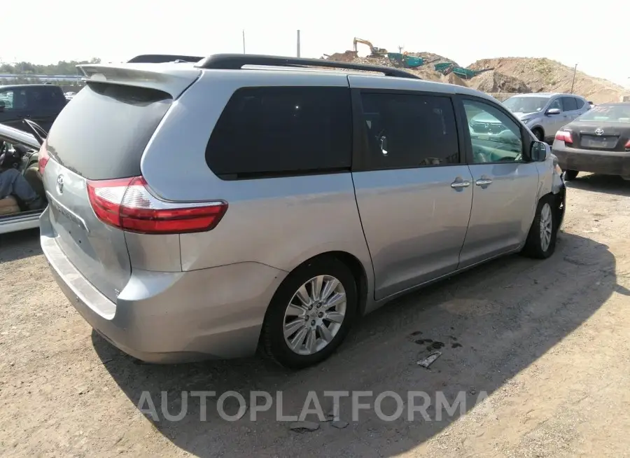 TOYOTA SIENNA 2015 vin 5TDDK3DC6FS128315 from auto auction Iaai