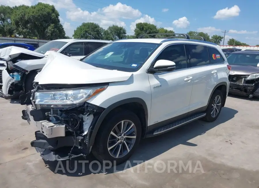 TOYOTA HIGHLANDER HYBRID 2019 vin 5TDJGRFH8KS069374 from auto auction Iaai