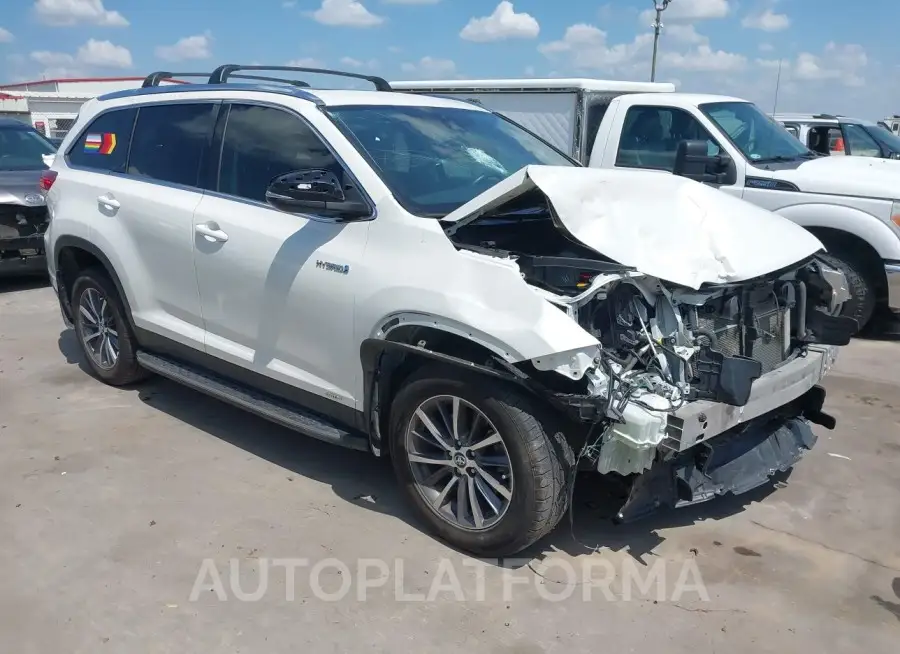 TOYOTA HIGHLANDER HYBRID 2019 vin 5TDJGRFH8KS069374 from auto auction Iaai