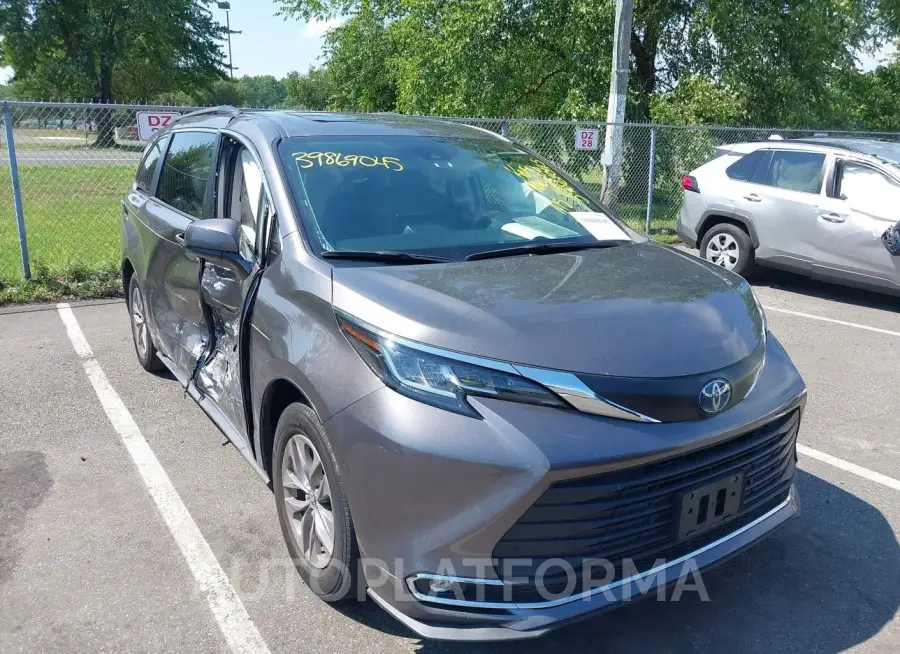 TOYOTA SIENNA 2021 vin 5TDJSKFC6MS020624 from auto auction Iaai