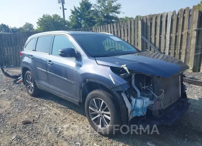 TOYOTA HIGHLANDER 2018 vin 5TDJZRFH4JS876029 from auto auction Iaai