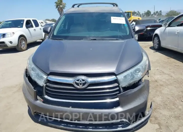 TOYOTA HIGHLANDER 2016 vin 5TDKKRFH6GS146365 from auto auction Iaai