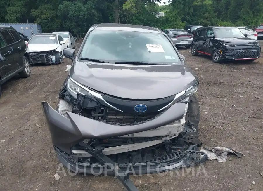 TOYOTA SIENNA 2021 vin 5TDKRKEC1MS011007 from auto auction Iaai