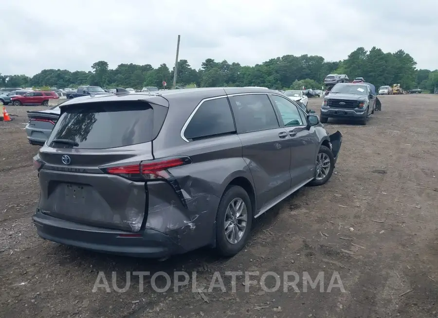 TOYOTA SIENNA 2021 vin 5TDKRKEC1MS011007 from auto auction Iaai