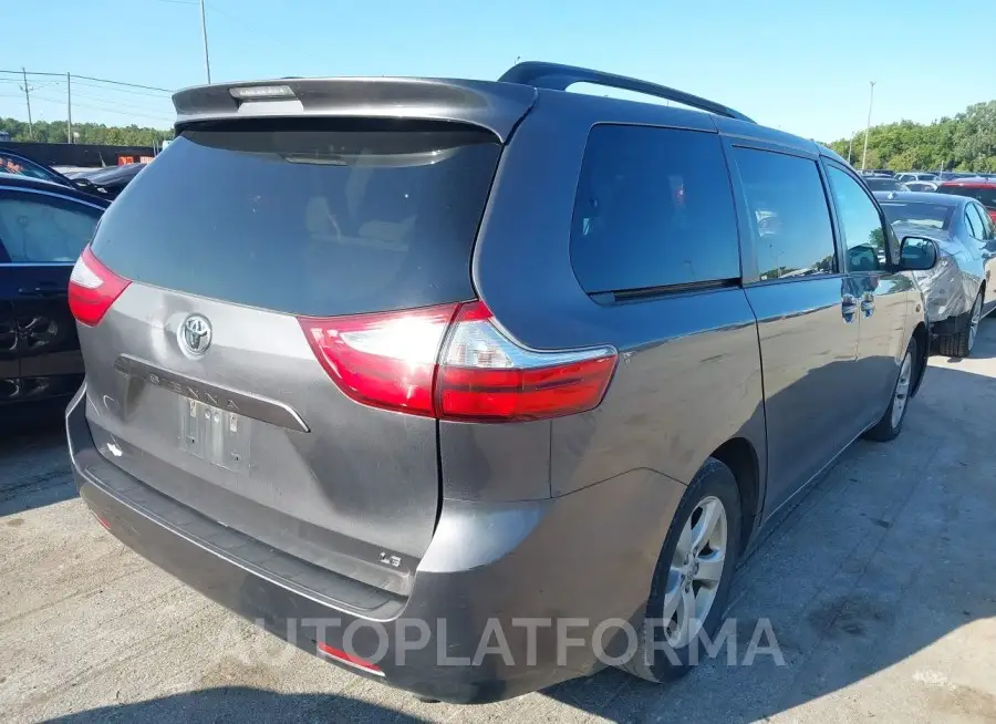 TOYOTA SIENNA 2017 vin 5TDKZ3DC0HS815375 from auto auction Iaai