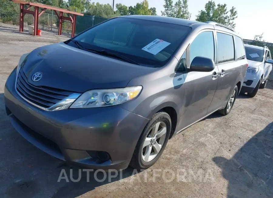 TOYOTA SIENNA 2017 vin 5TDKZ3DC0HS815375 from auto auction Iaai