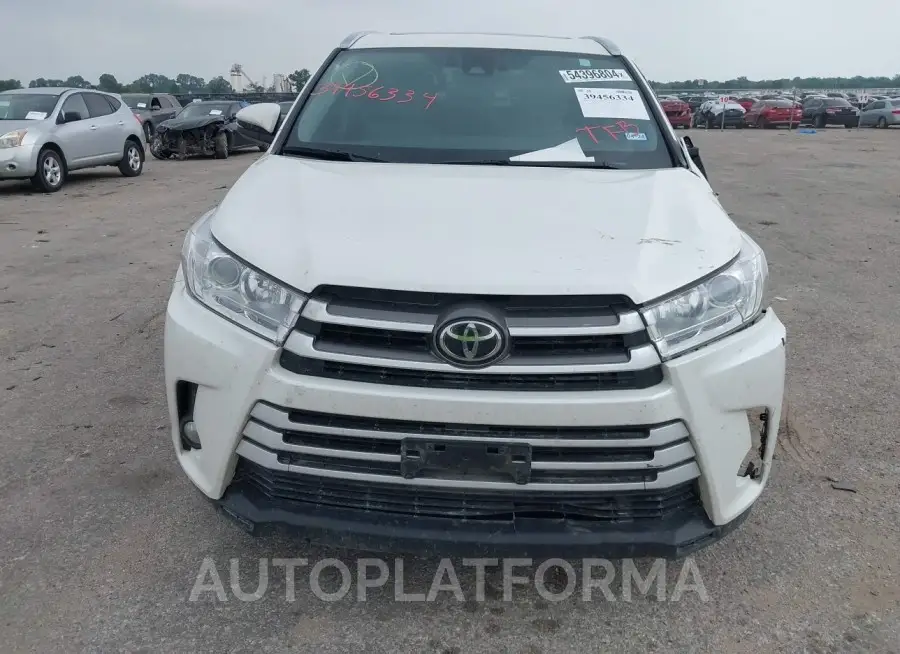 TOYOTA HIGHLANDER 2019 vin 5TDKZRFH6KS327762 from auto auction Iaai