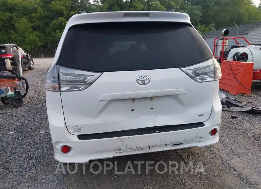 TOYOTA SIENNA 2017 vin 5TDXZ3DC8HS772104 from auto auction Iaai